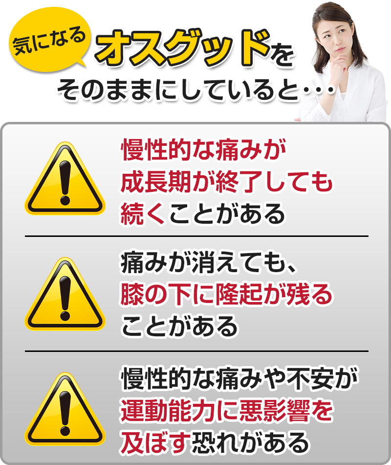 そのままにしていると…